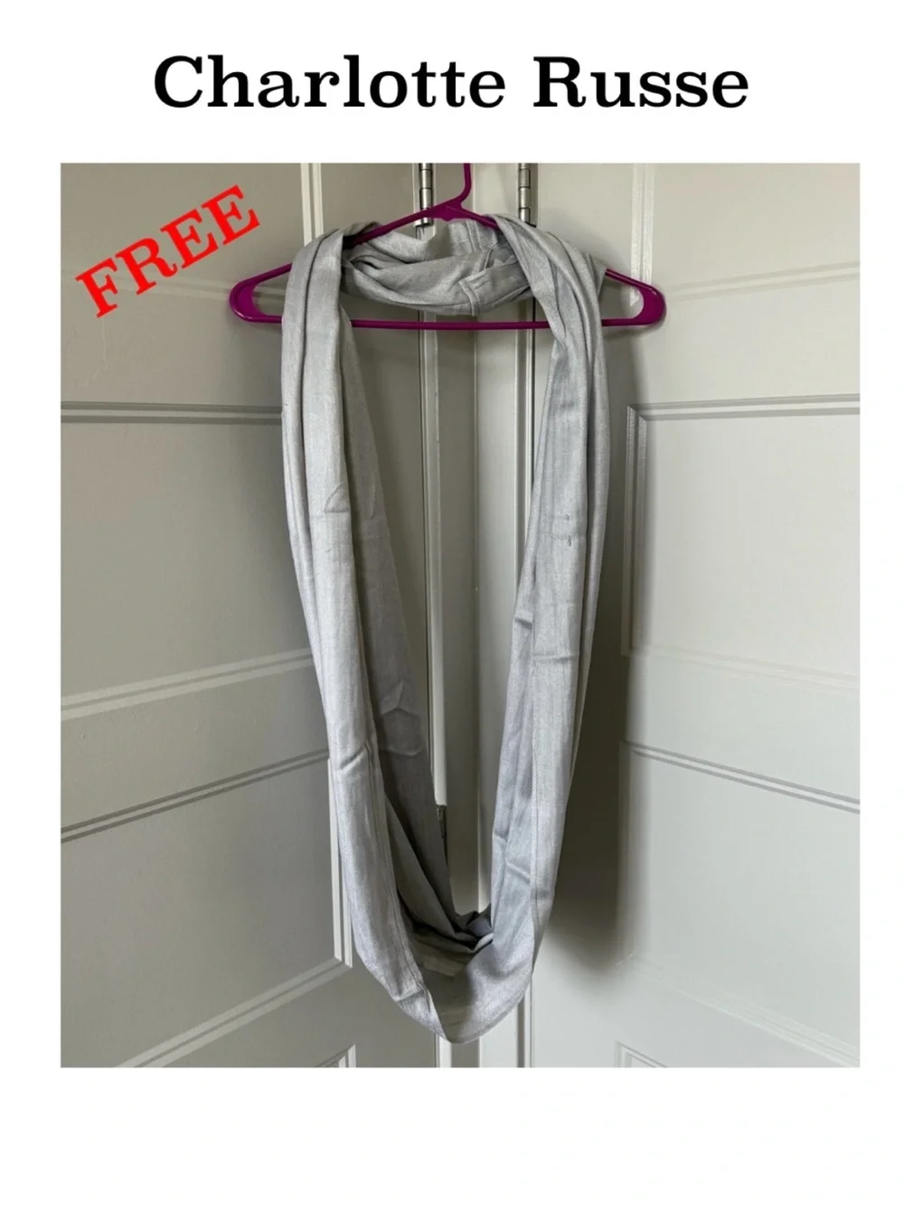 💰 Silver Infinity Scarf